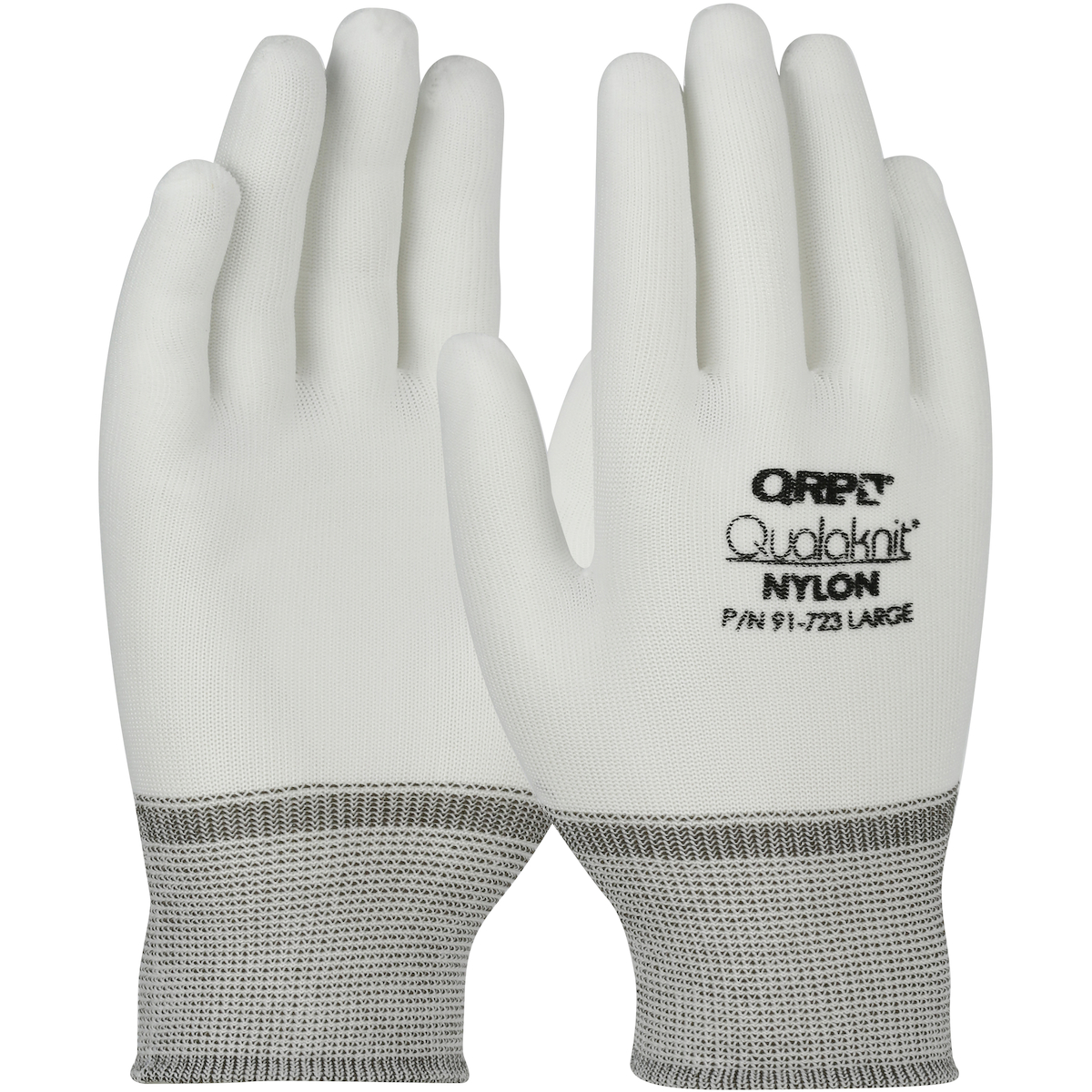#91-7 PIP® QRP® Qualaknit® Seamless Knit Stretch Nylon Clean Environment Gloves